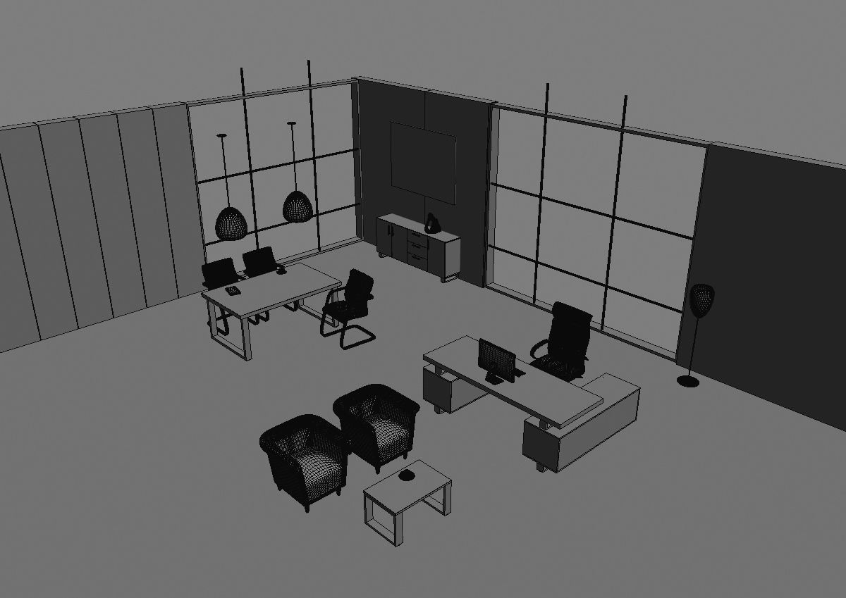 office interior 3 md1199 a10 3D model_22