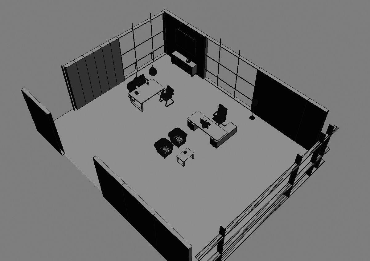 office interior 3 md1199 a10 3D model_4