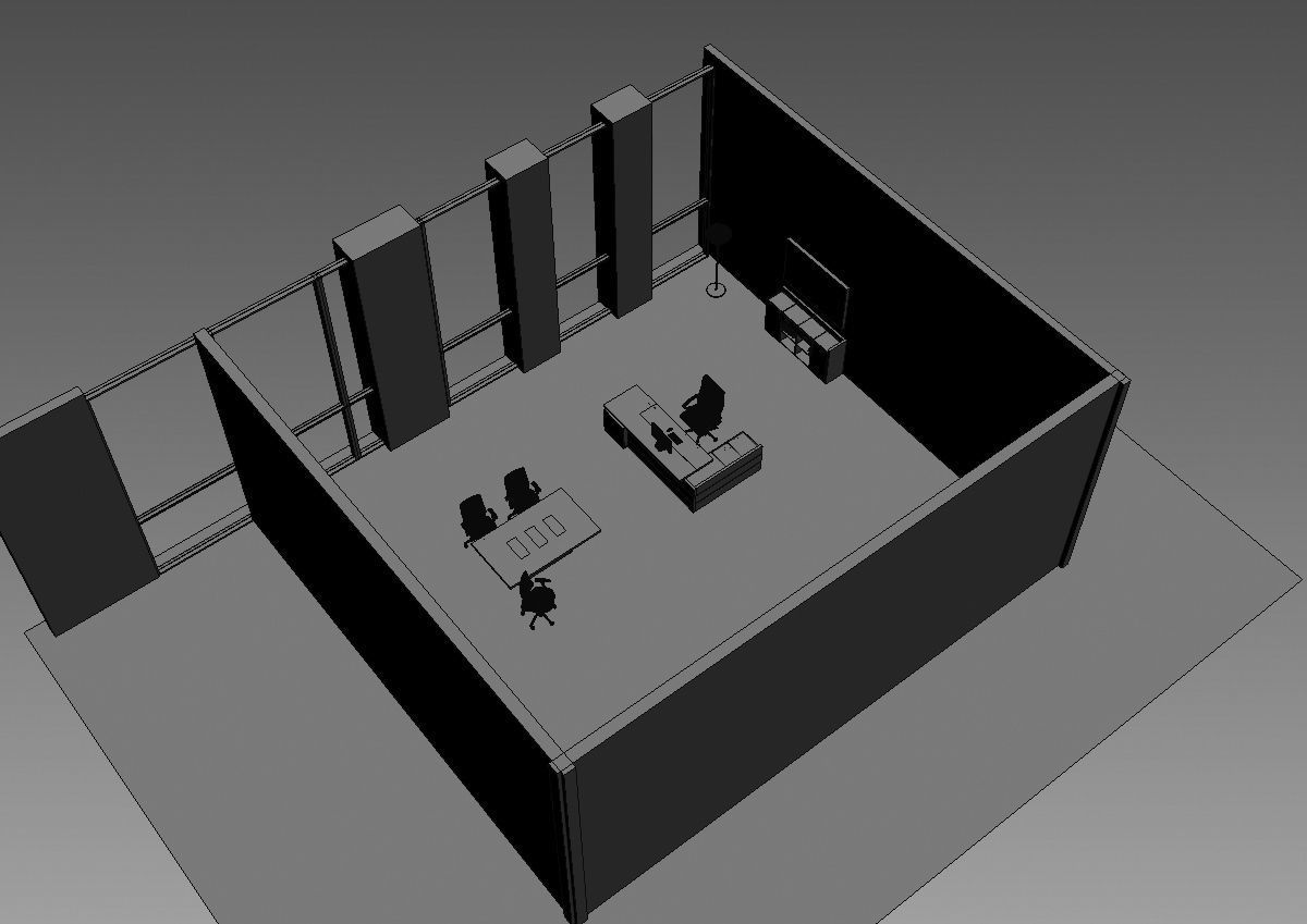 office interior md1299 a07 3D model_2