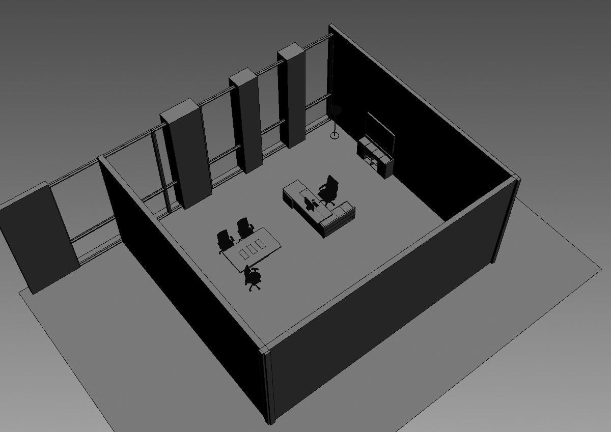 office interior md1299 a07 3D model_1