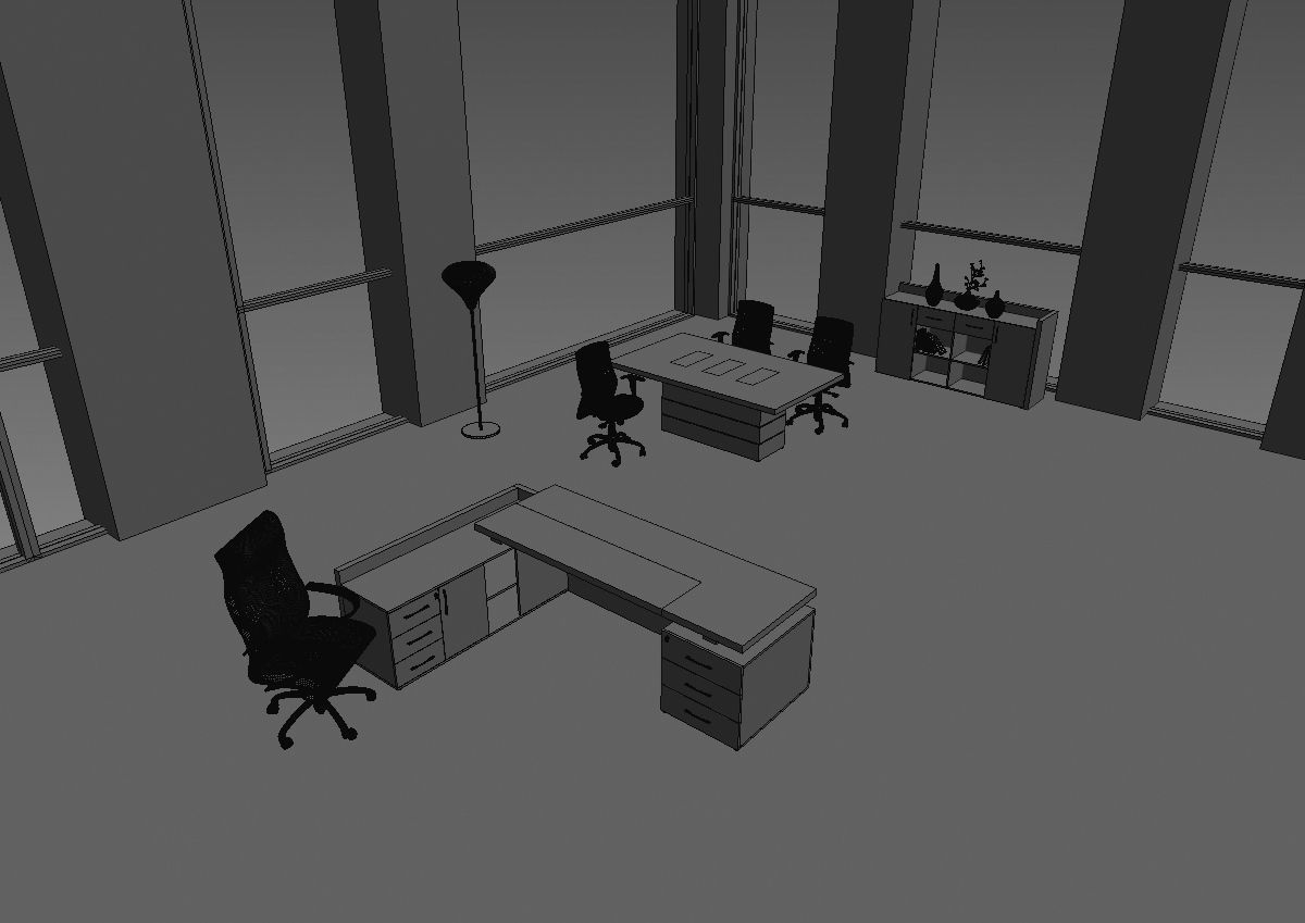 office interior md1299 b03 3D model_34
