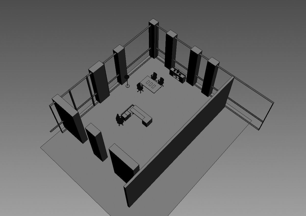 office interior md1299 b03 3D model_10