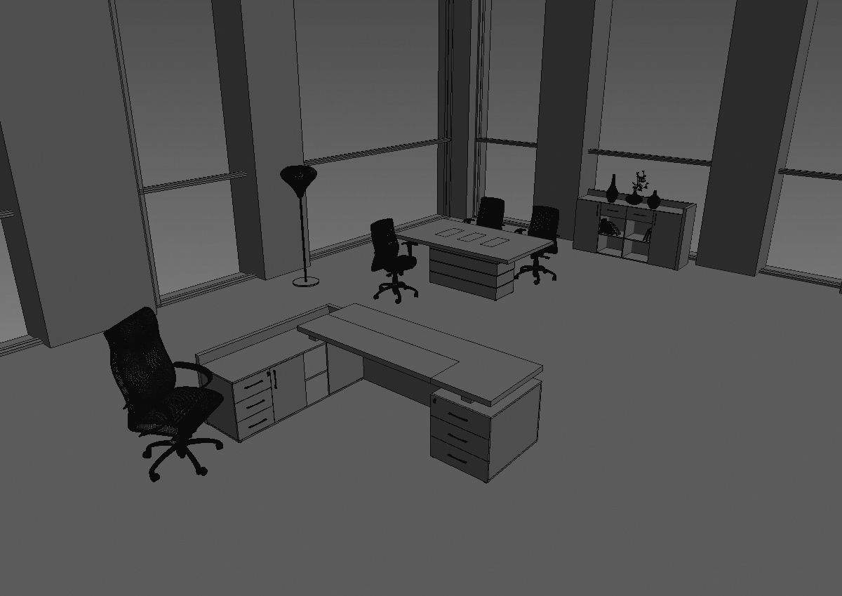 office interior md1299 b03 3D model_35