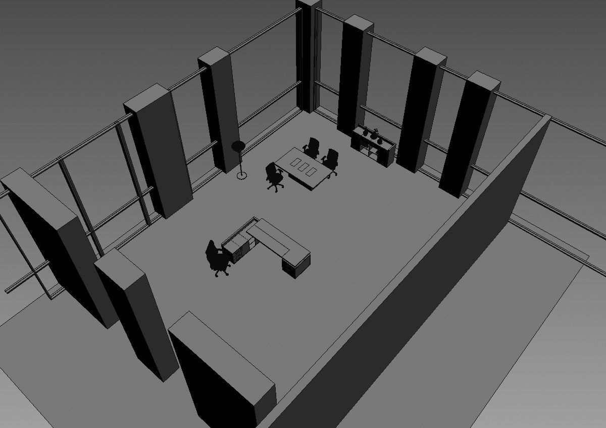 office interior md1299 b03 3D model_20