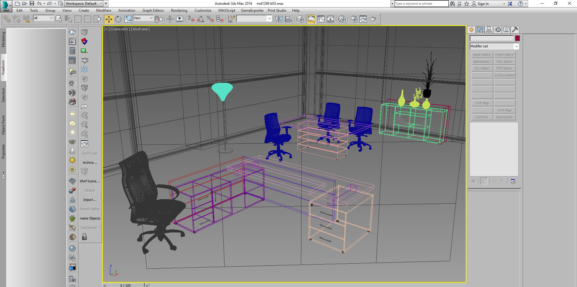 office interior md1299 b03 3D model_44