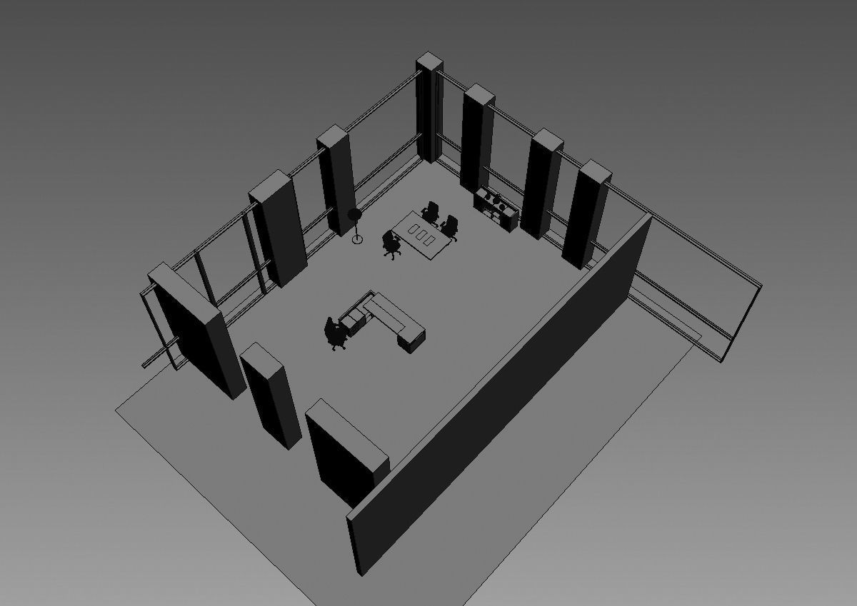 office interior md1299 b03 3D model_9