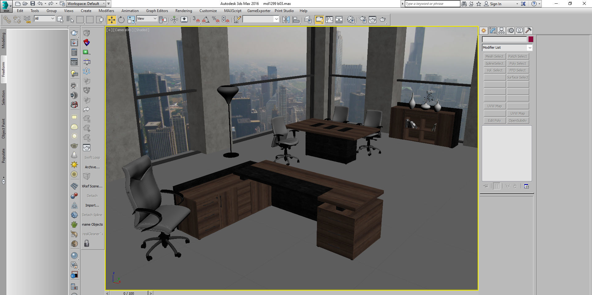 office interior md1299 b03 3D model_43