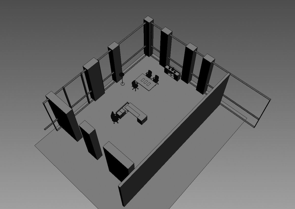 office interior md1299 b03 3D model_12