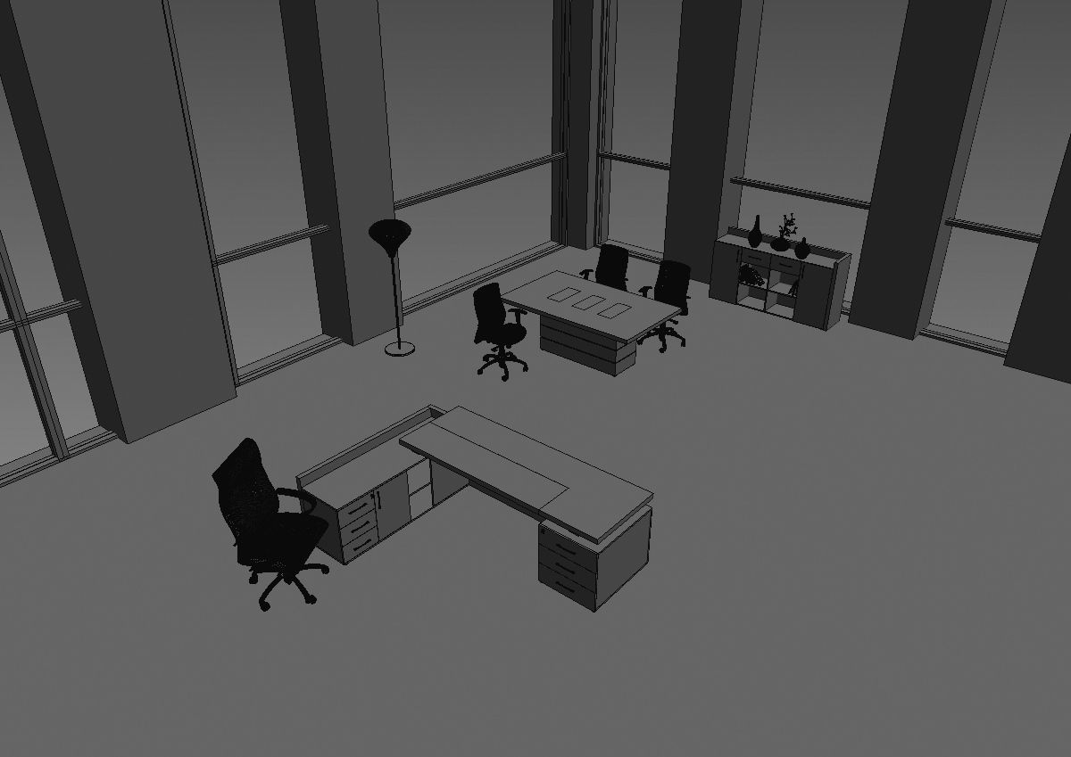 office interior md1299 b03 3D model_33