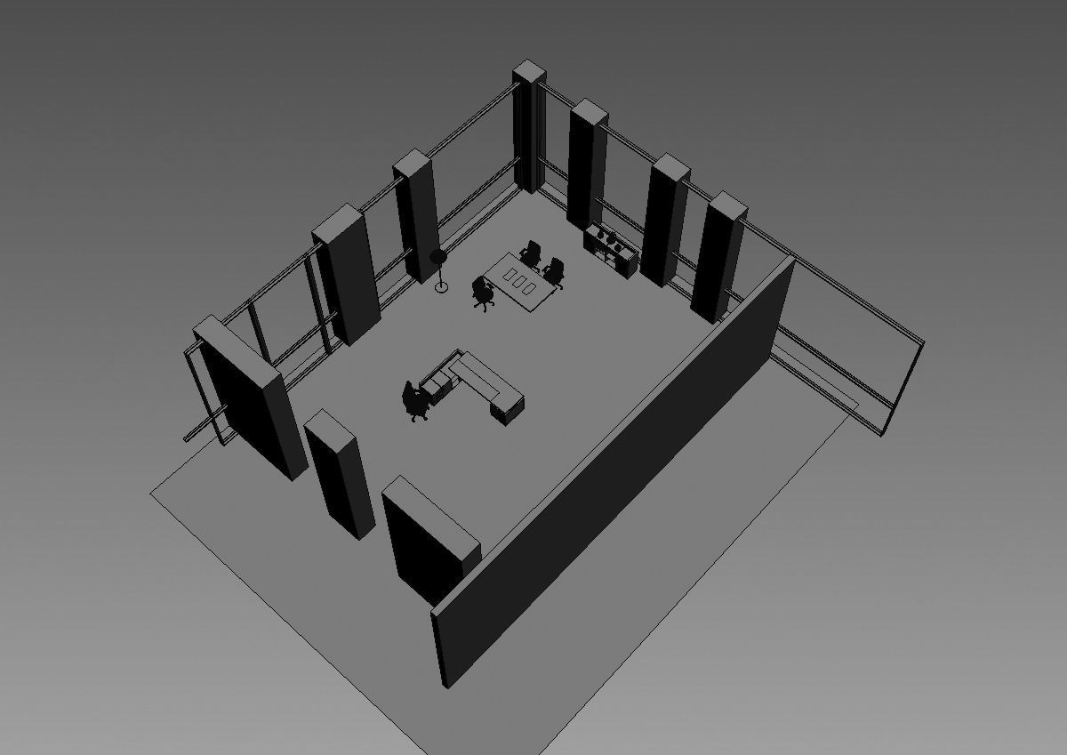 office interior md1299 b03 3D model_4