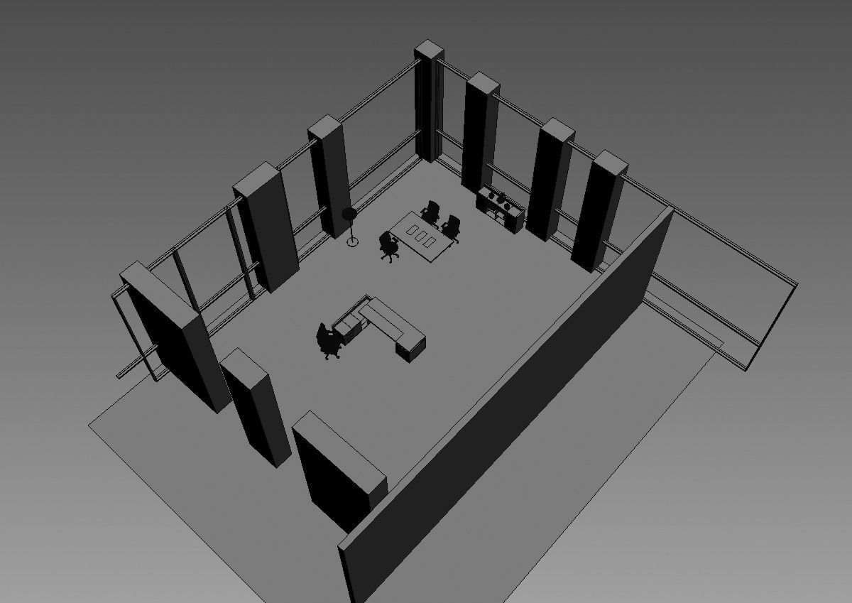 office interior md1299 b03 3D model_13