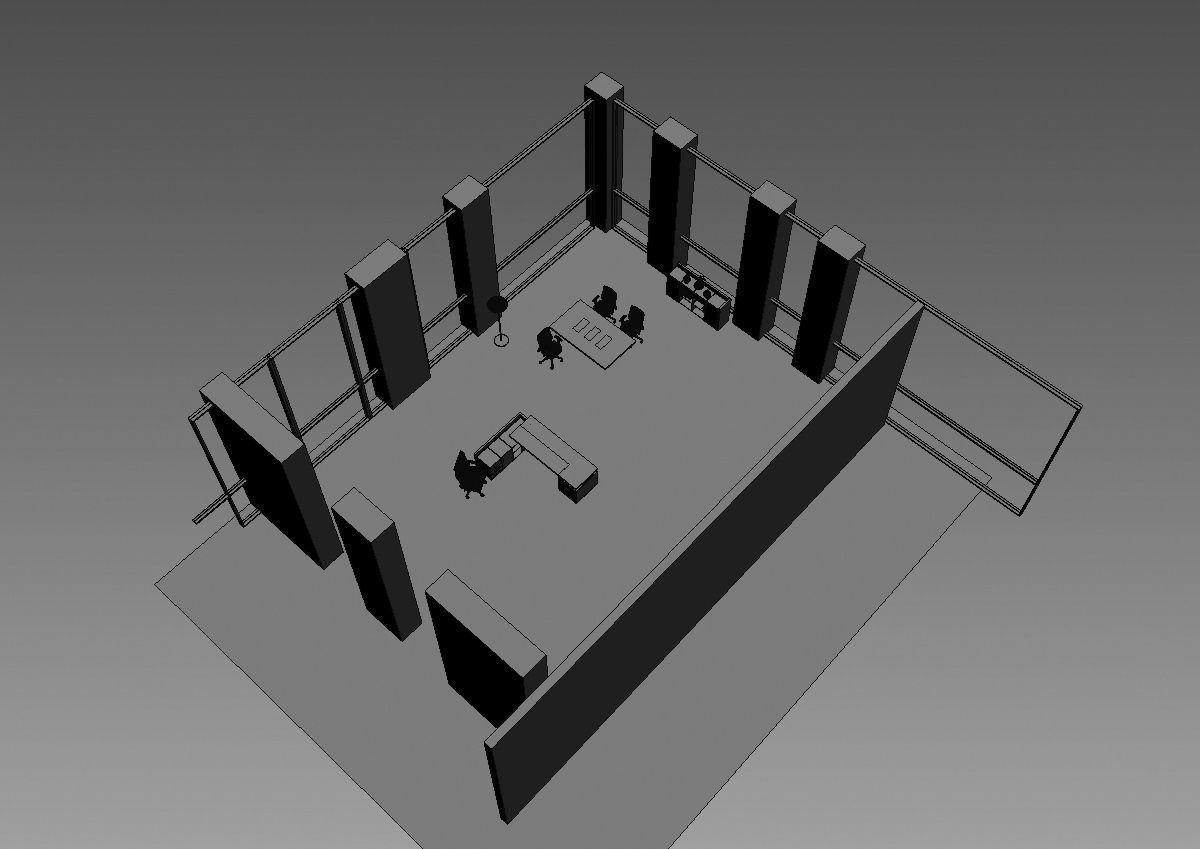 office interior md1299 b03 3D model_11