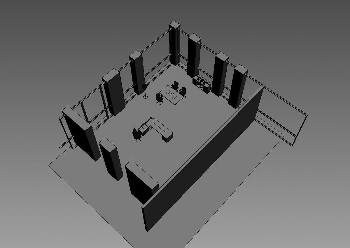 office interior md1299 b03 3D model_7