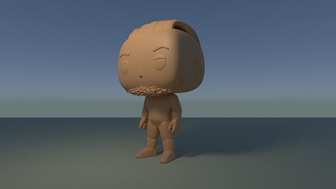 Custom Pop Pentatonix Scott Figure DIY 3D Print 3D print model