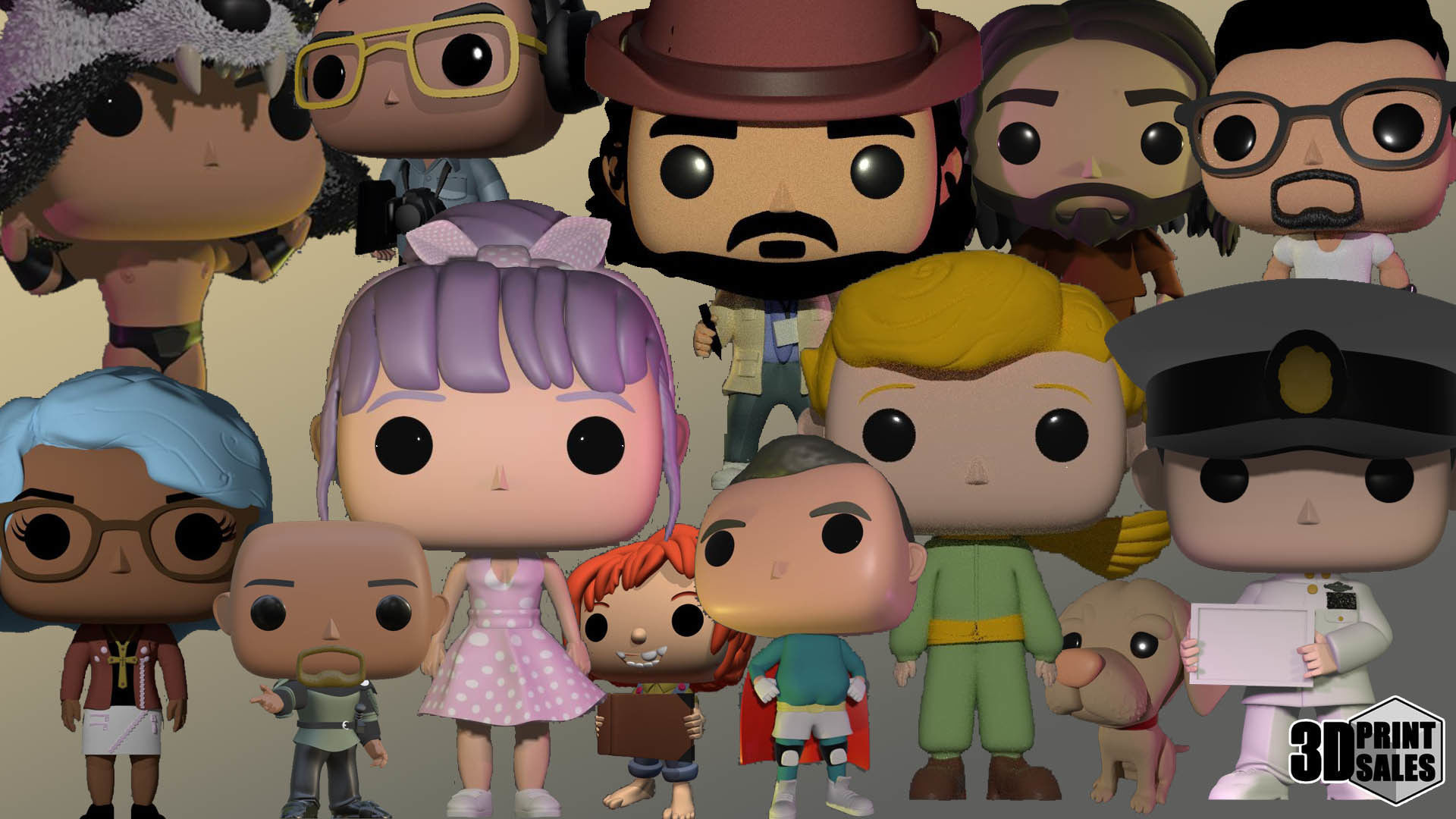 Custom Pop Pentatonix Matt Figure DIY 3D Print 3D print model_7