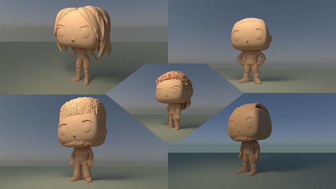 Custom Pop Pentatonix Band Figure DIY 3D Print 3D print model