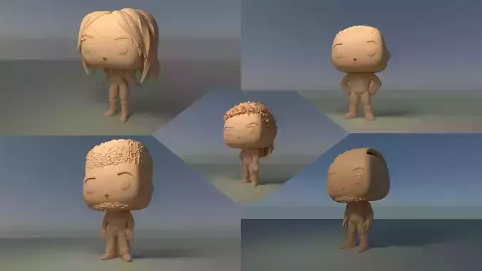 Custom Pop Pentatonix Band Figure DIY 3D Print