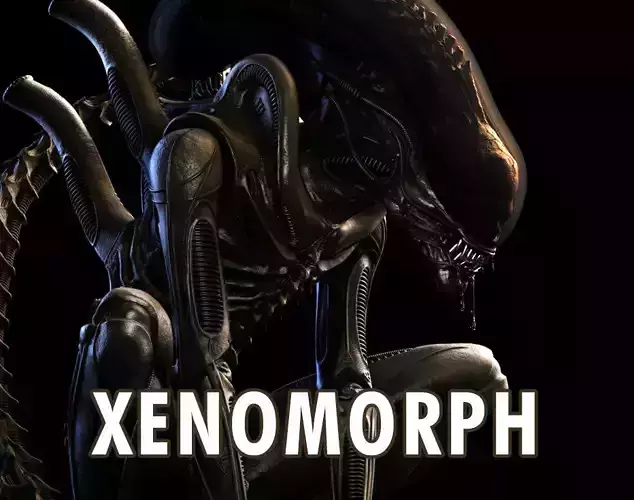 Alien Xenomorph Big Chap for 3D Printing 3D print model