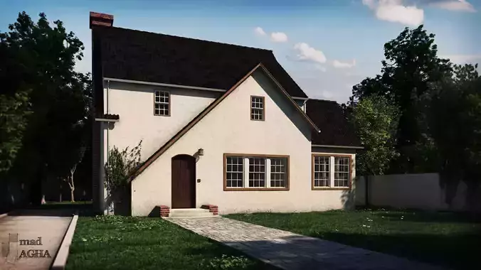 classic house Free 3D model
