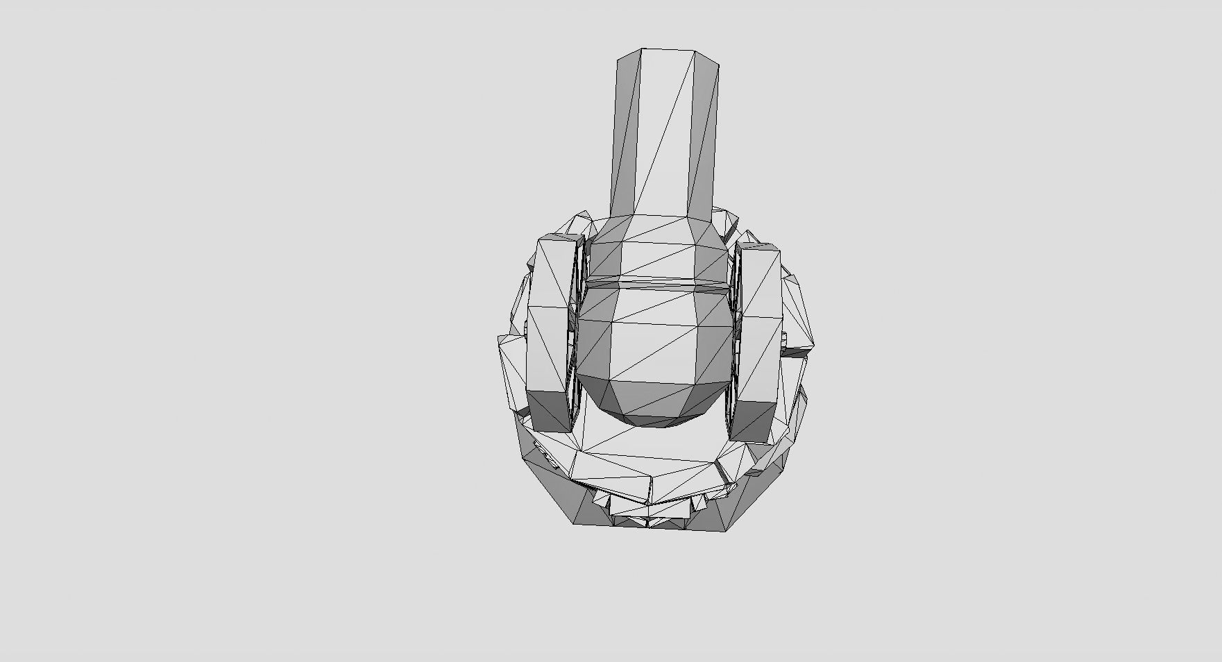Strategy game tower cannon Low-poly 3D model_10
