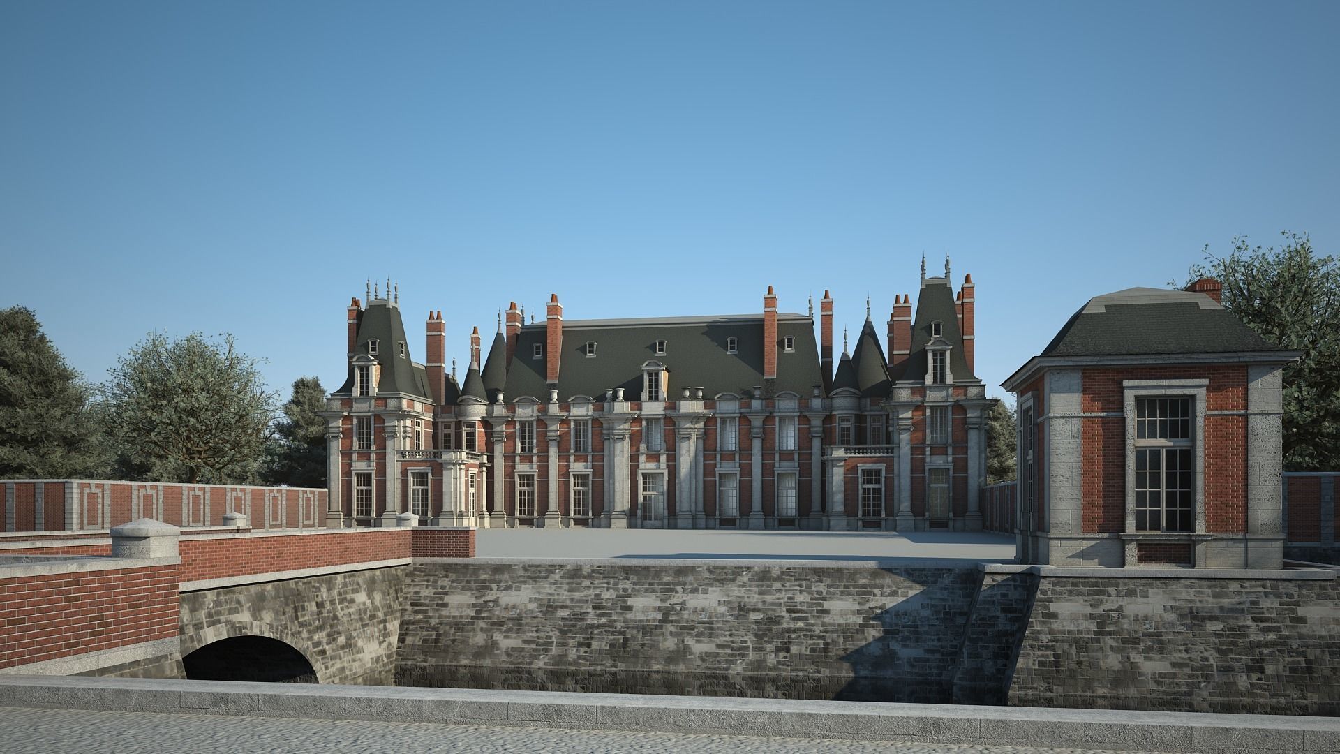  Old Chateau III 3D model_13