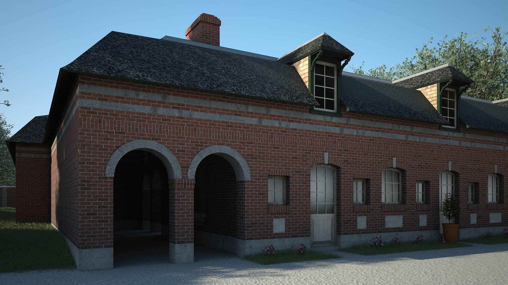  Old Chateau III 3D model_25
