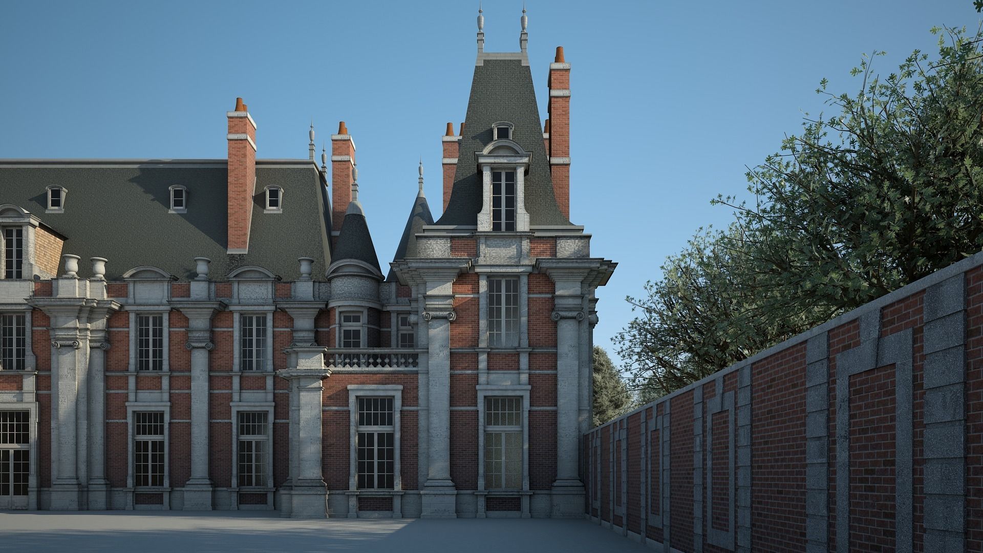  Old Chateau III 3D model_17