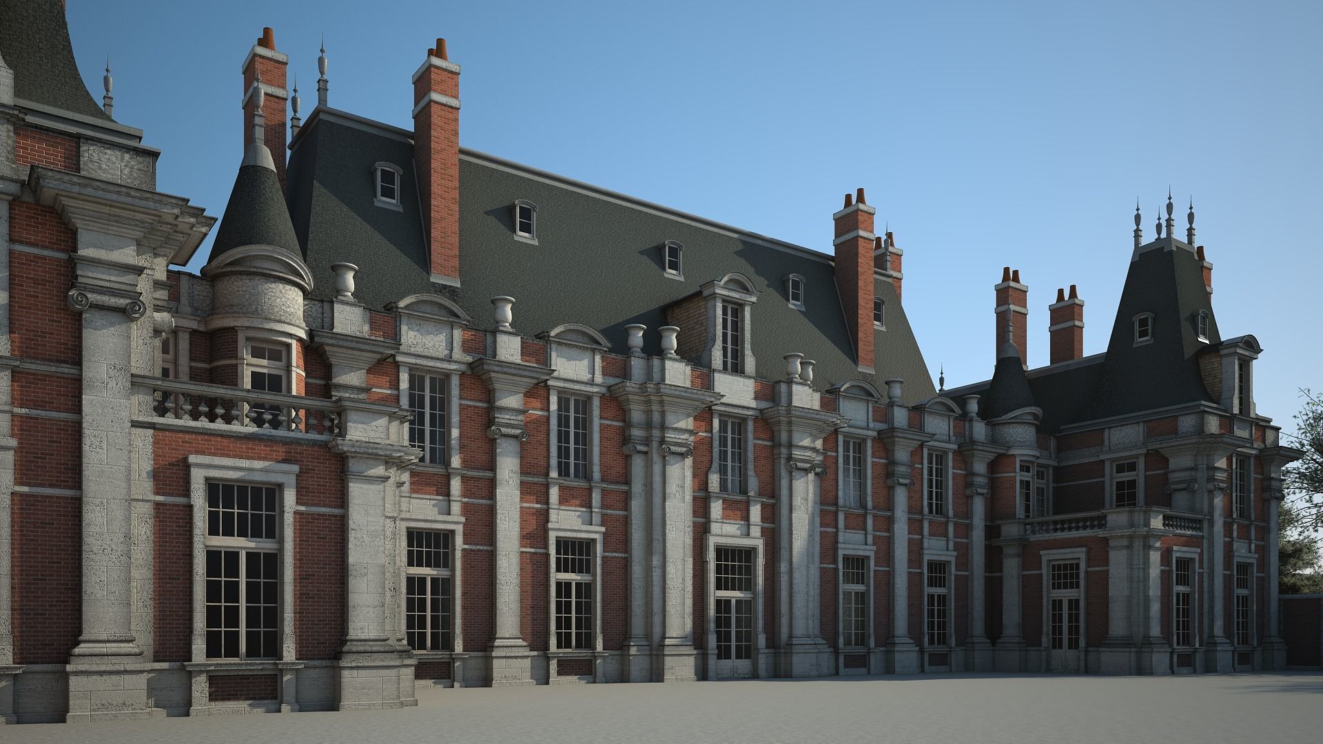  Old Chateau III 3D model_16