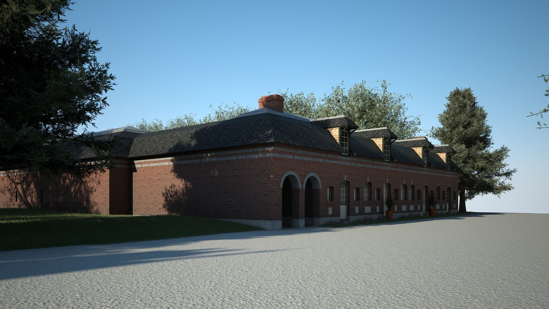  Old Chateau III 3D model_24