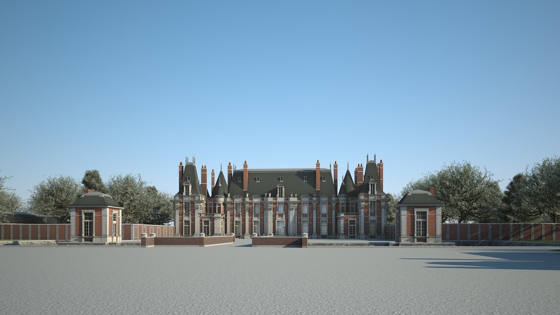  Old Chateau III 3D model_7