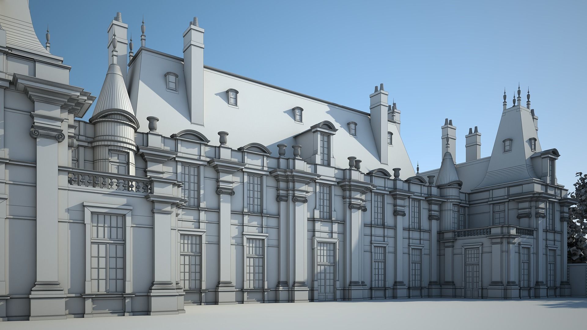  Old Chateau III 3D model_43