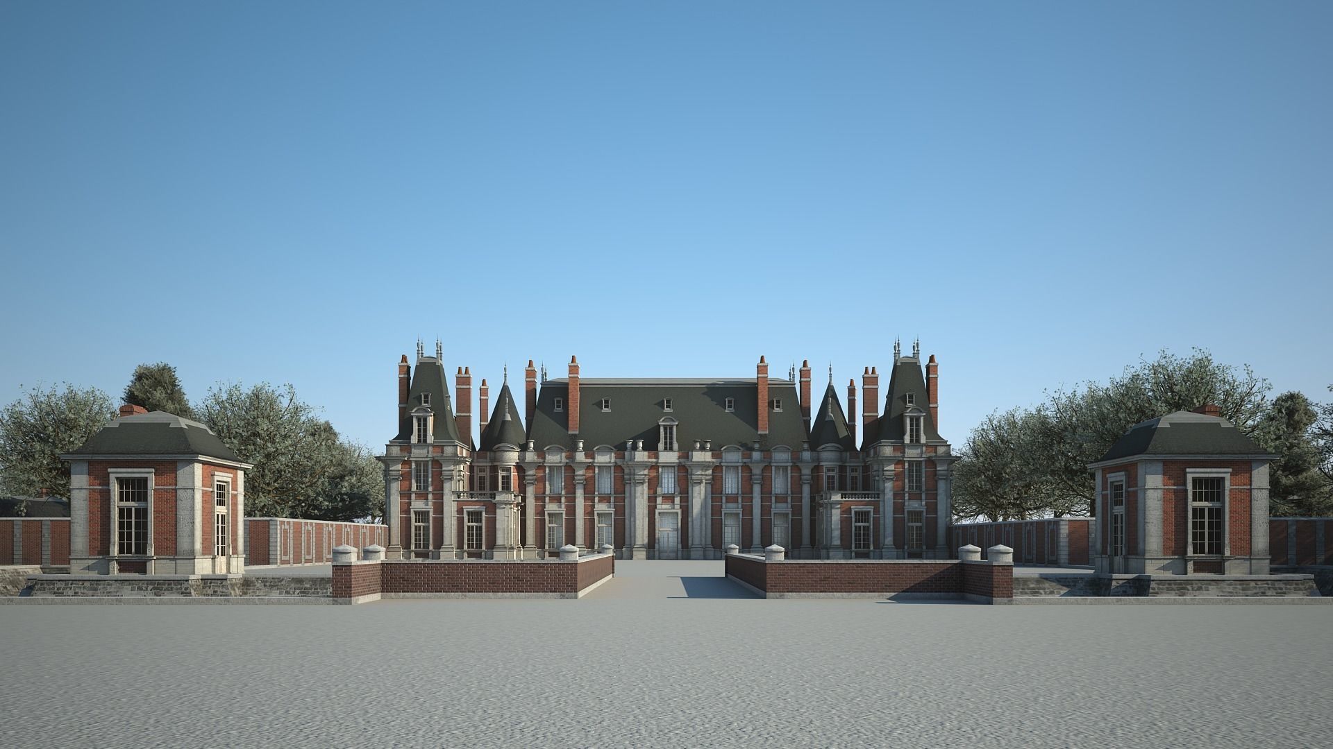  Old Chateau III 3D model_8