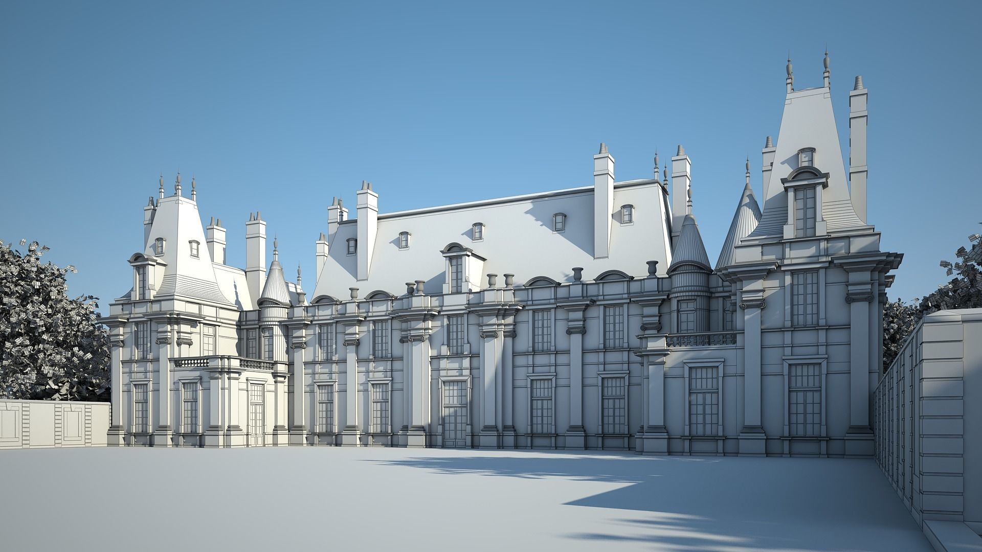  Old Chateau III 3D model_30
