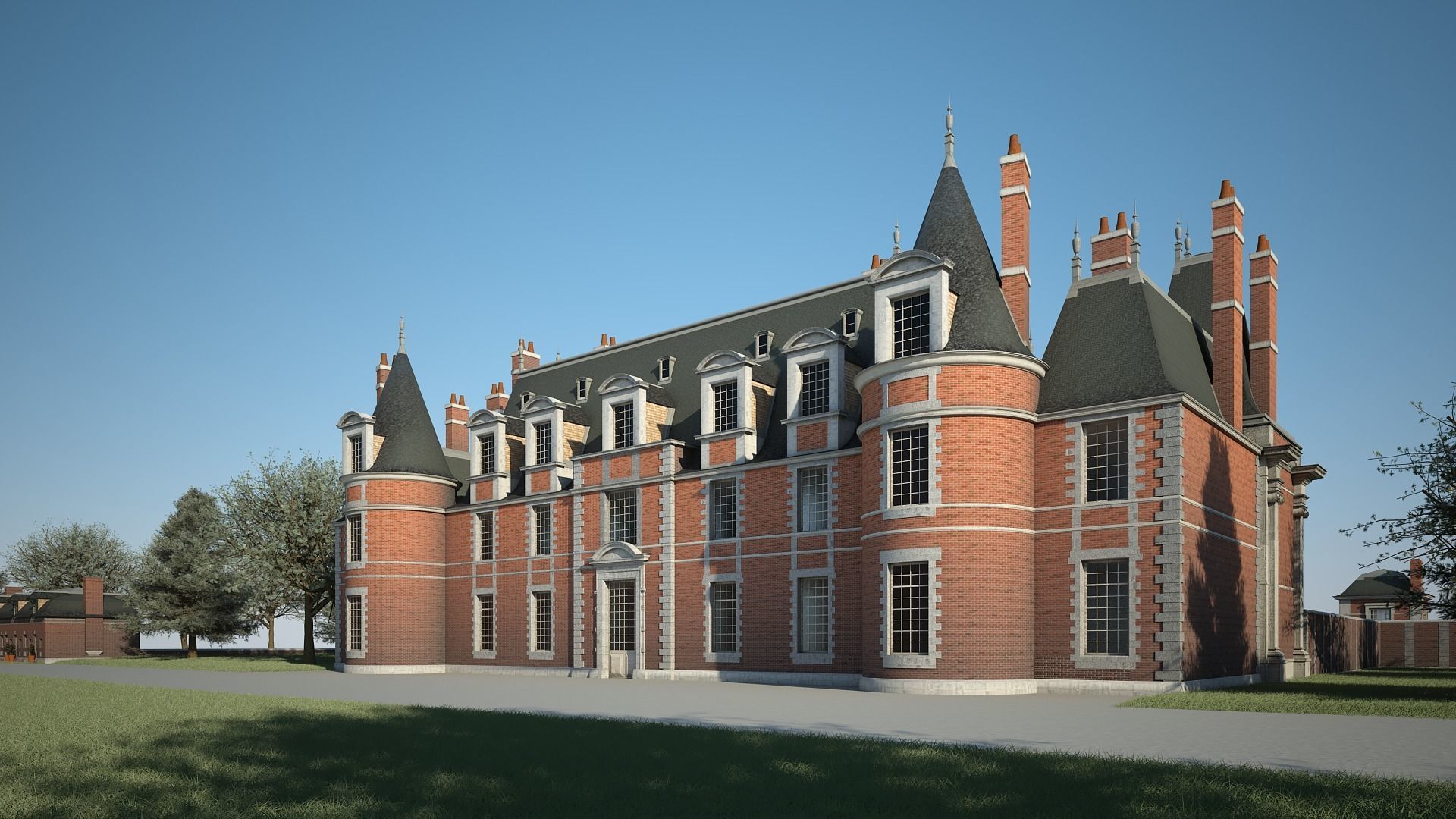  Old Chateau III 3D model_23