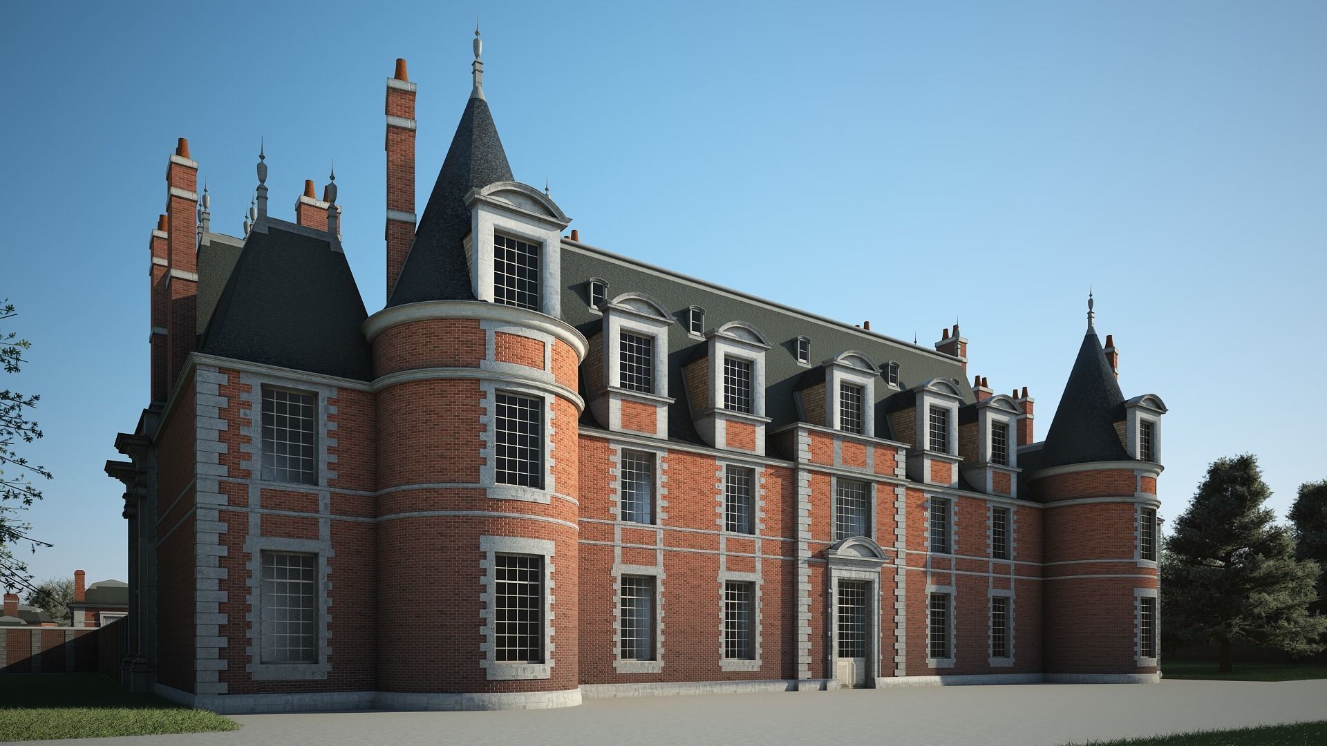  Old Chateau III 3D model_21