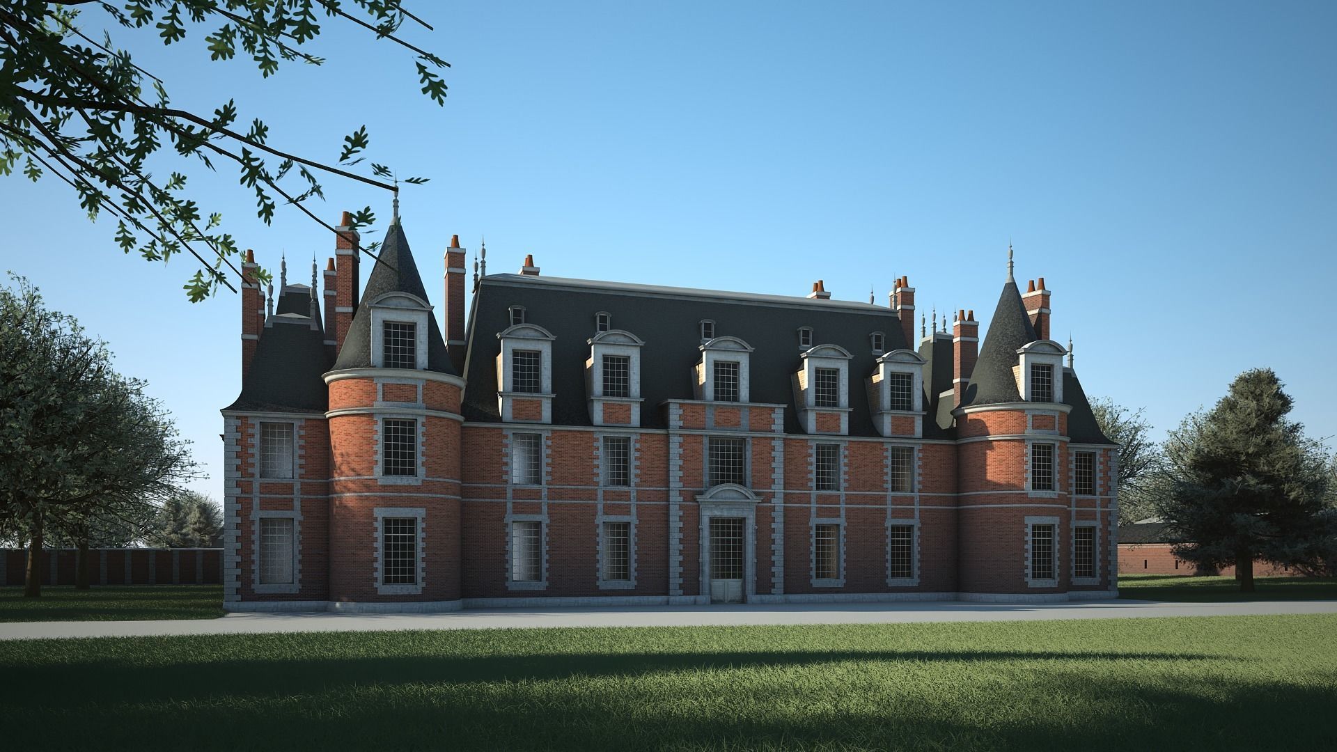  Old Chateau III 3D model_22