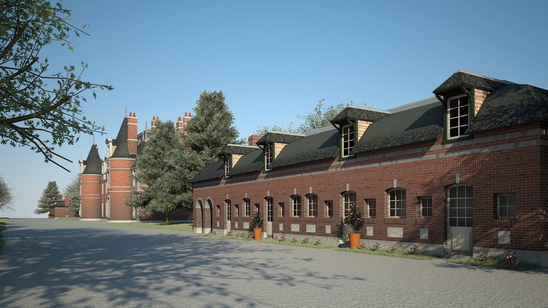  Old Chateau III 3D model_1