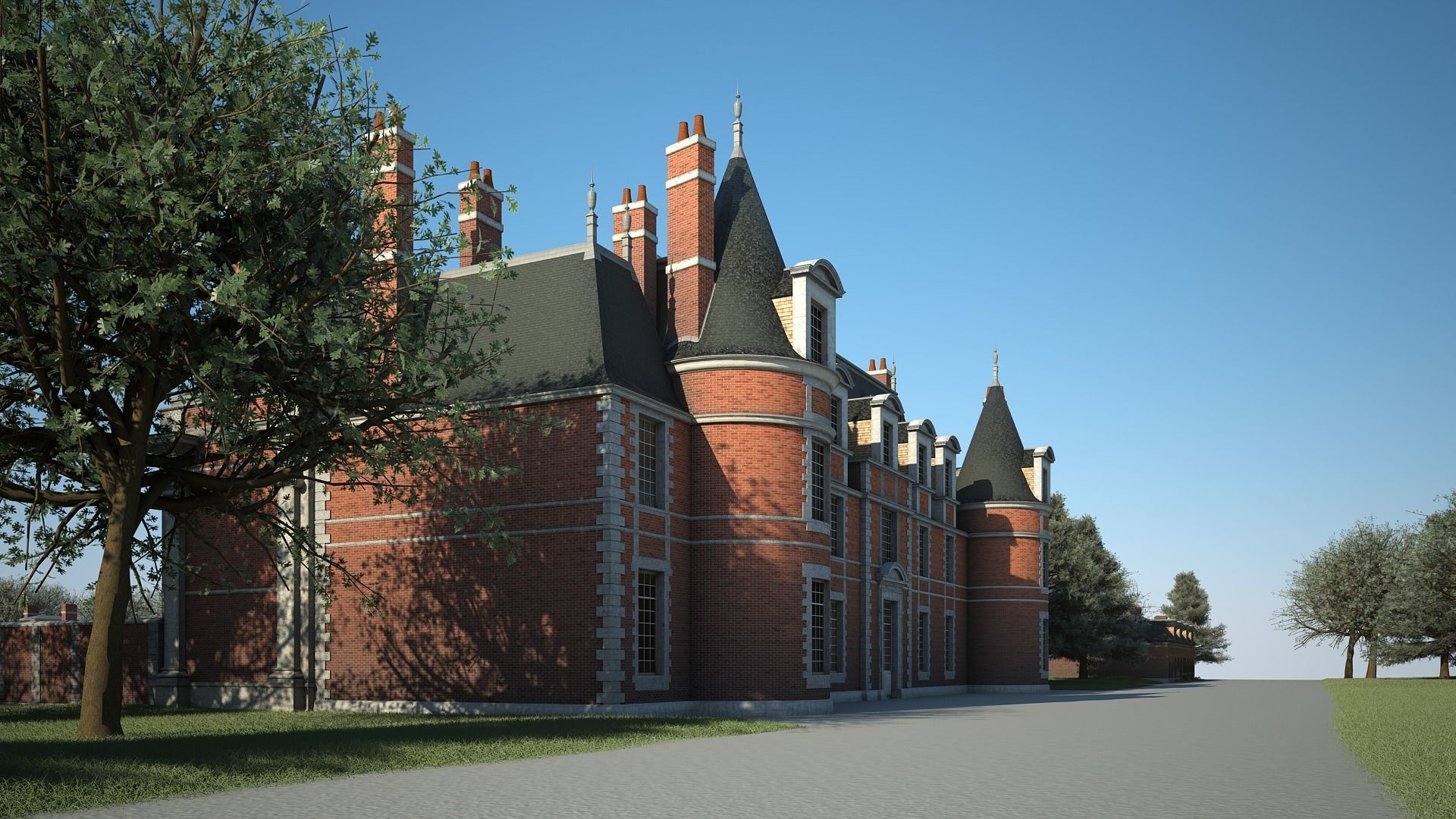  Old Chateau III 3D model_20