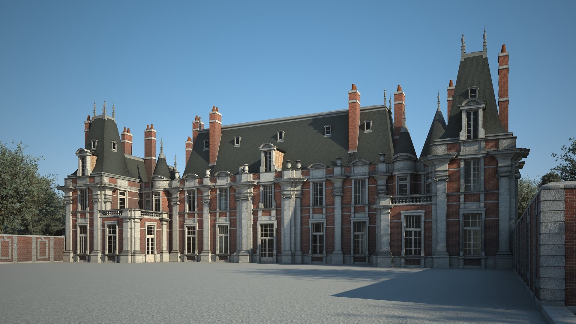  Old Chateau III 3D model_2