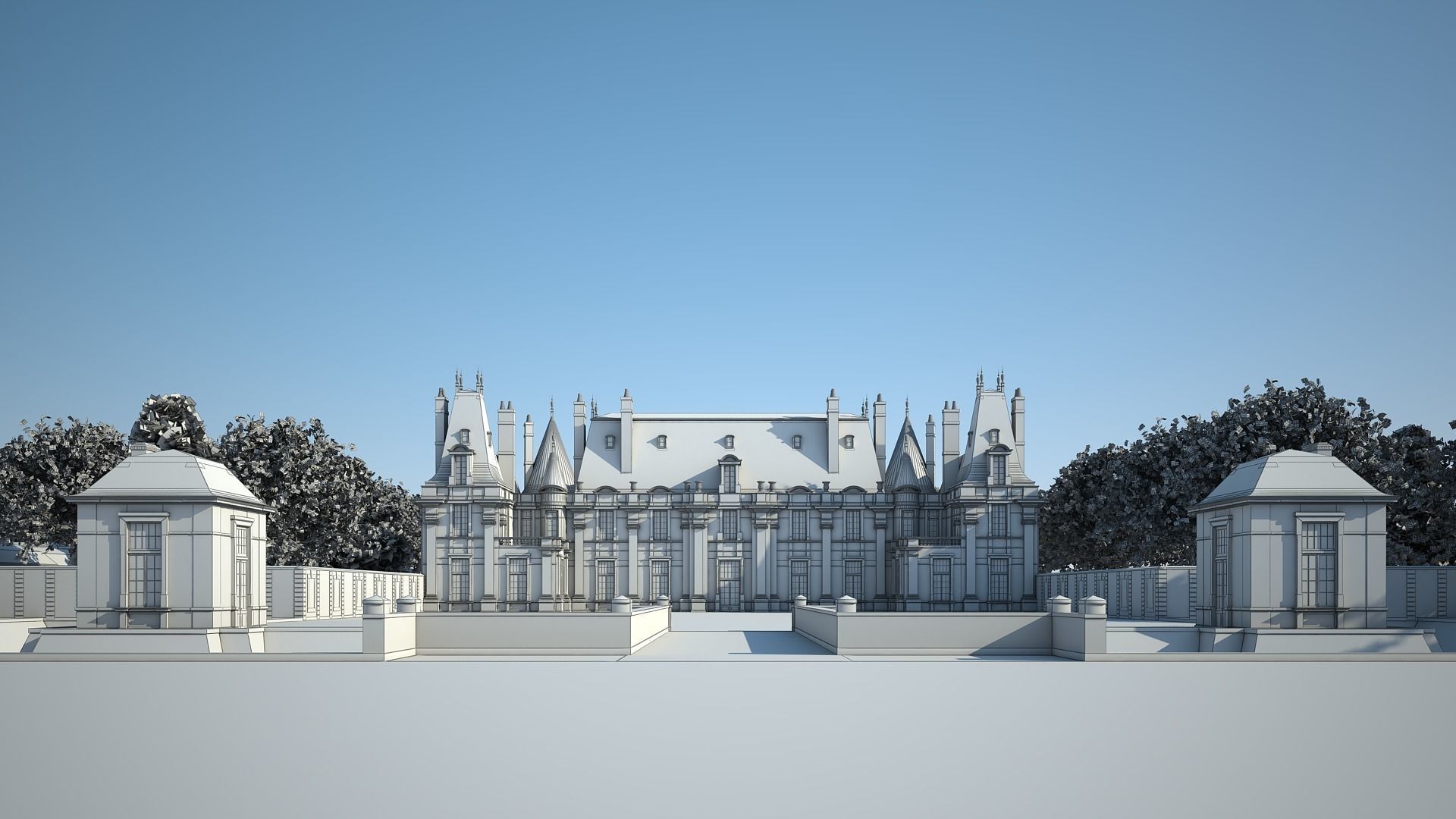  Old Chateau III 3D model_36