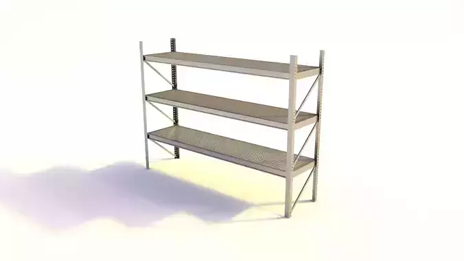 Regal metal shelving rack