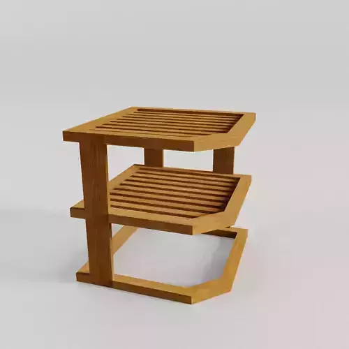 Small Corner Shelf for the Kitchen 3D model