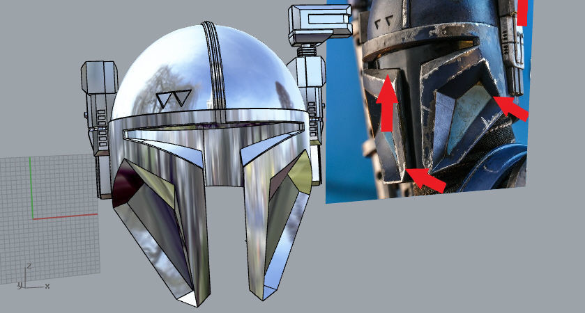 Full Heavy infantry mandalorian armor 3D print model_3