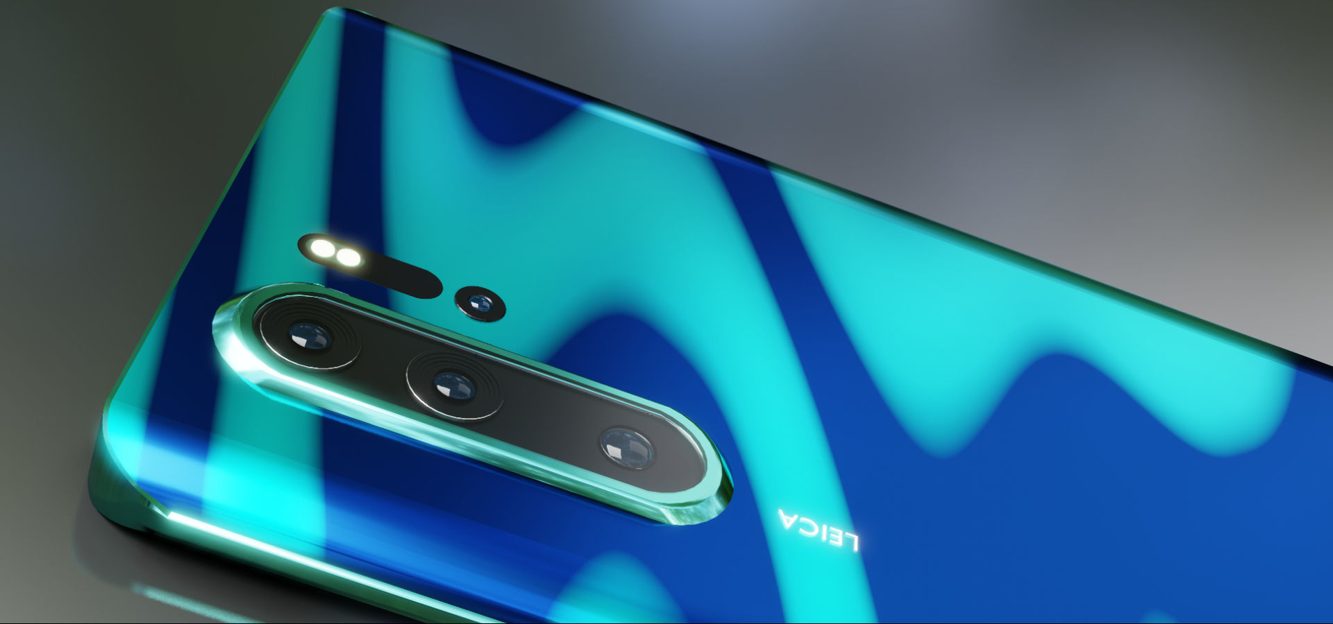 Huawei P30 Pro Lowpoly Model Low-poly 3D model_2