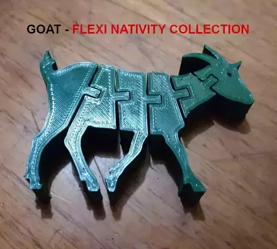 Flexi Goat and Rooster- Nativity Collection - Cabra y Gallo