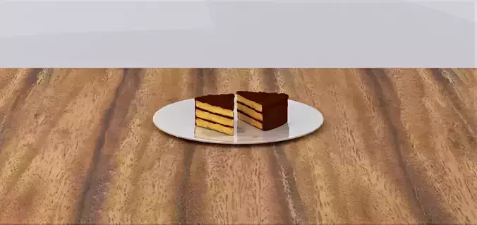Chocolate Cake Slice