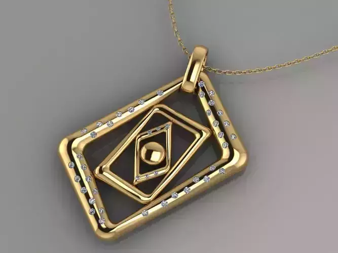 GC GOLD H273-Diamond Gold NECKLACE