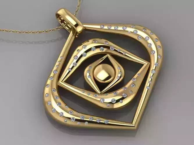 GC GOLD H274-Diamond Gold NECKLACE