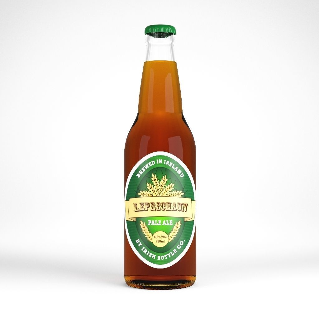 Beer Bottle Bottles Product Design Realistic 3D Model 3D 3D model_3