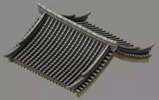 Tang Building - Decoration - Roof 08